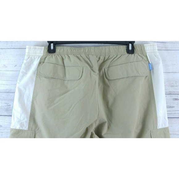 Phys. Sci Men's Tan Convertible Elastic Waist Pants 6 pockets Size XL - Picture 5 of 8